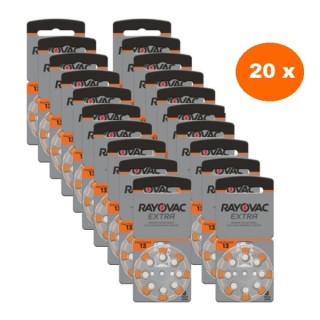 POWERDEAL 160 STUKS RAYOVAC EXTRA 13, PR48 HOORBATTERIJEN