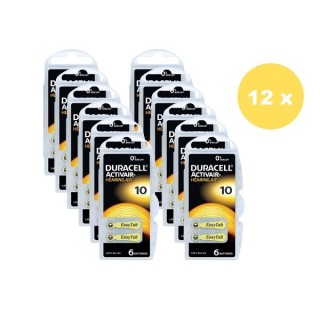 POWERDEAL 72 STUKS DURACELL ACTIVAIR 10, PR70 HOORBATTERIJEN