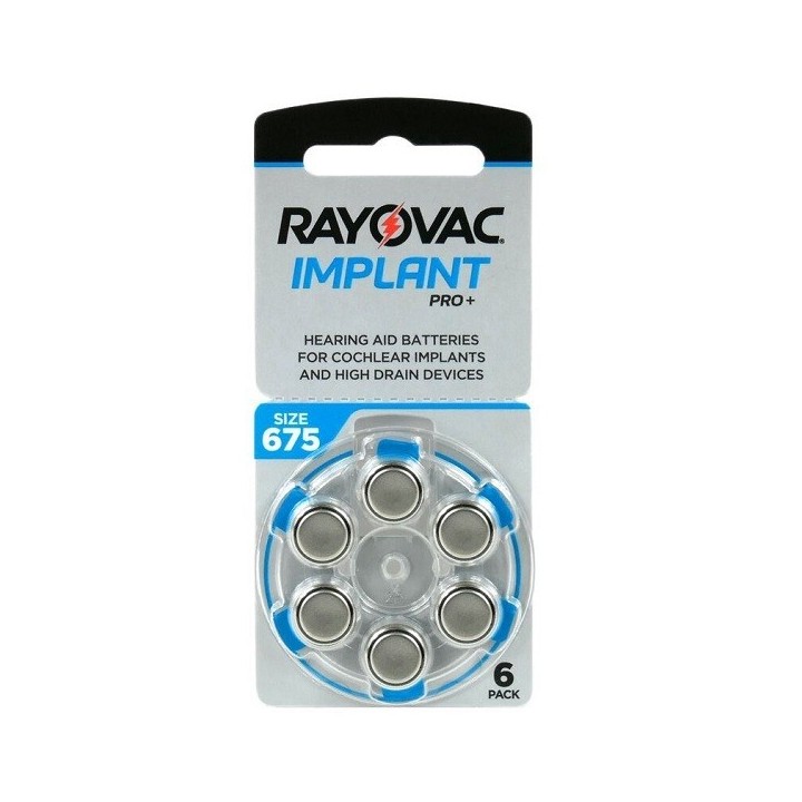 RAYOVAC EXTRA 675, PR44 HOORBATTERIJEN