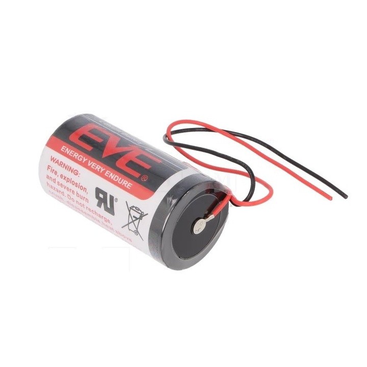 EVE ER34615- FL D-size 3,6 VOLT LITH.
