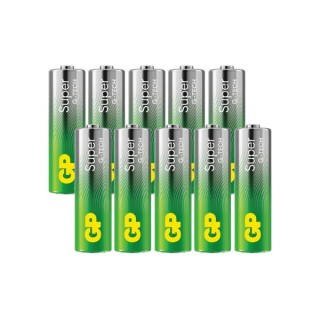 10 STUKS GP 15AS, LR06, AA SUPER ALKALINE