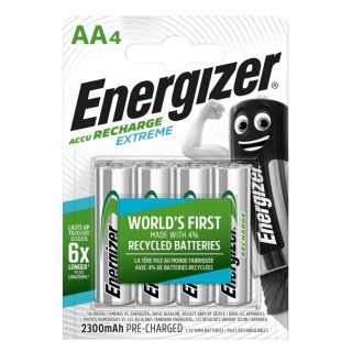 4 STUKS ENERGIZER OPLAADBAAR AA 2300mAh