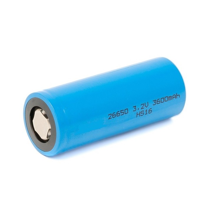 JGNE 26650 UNPROTECTED 3600mAh- LIFEPO4
