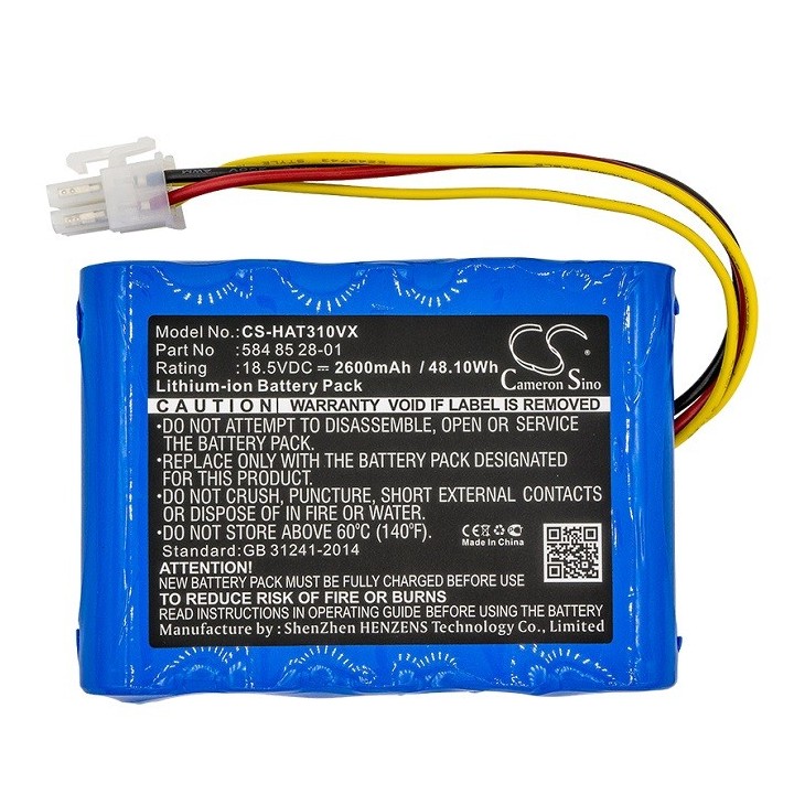 ACCU VOOR GARDENA SILENO, SILENO+, HUSQVARNA 2,6A