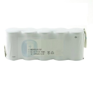 ACCU NOODVERLICHTING,PACK SUB-C 6,0V 1500Mah