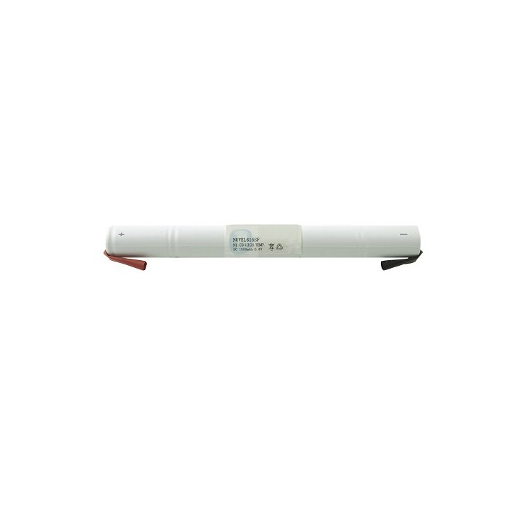 ACCU NOODVERLICHTING,STICK SUB-C 6,0V 1600Mah