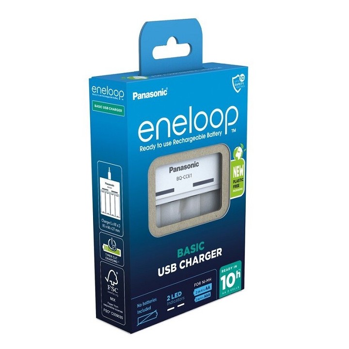 ENELOOP BQ-CC61E USB BATTERIJLADER
