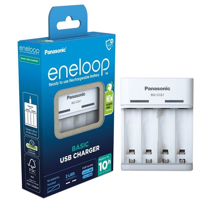 ENELOOP BQ-CC61E USB BATTERIJLADER