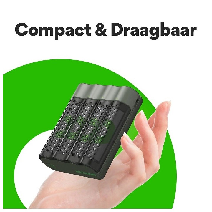 GP M451 USB LADER INCL. 4 x AA 2600 RECYKO