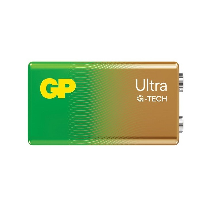 GP 1604AU, 6LR61, 9V. ULTRA ALKALINE