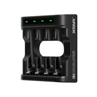 XTAR L4 CHARGER VOOR 4xAA/AAA Li-ION 1,5V