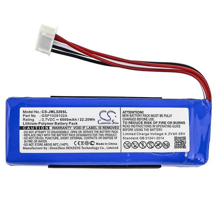 ACCUPACK VOOR JBL CHARGE 3 (2016 versie)