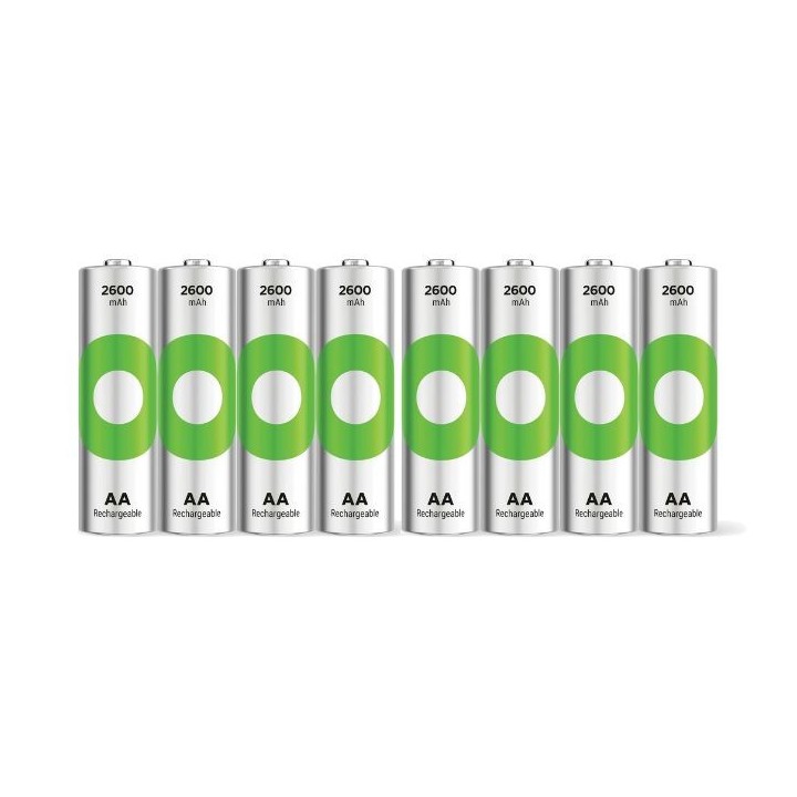 8 STUKS GP RECYKO OPLAADBAAR AA 2600mAh