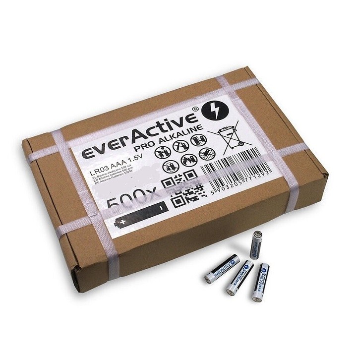 500 X EVERACTIVE PRO ALKALINE LR03, AAA