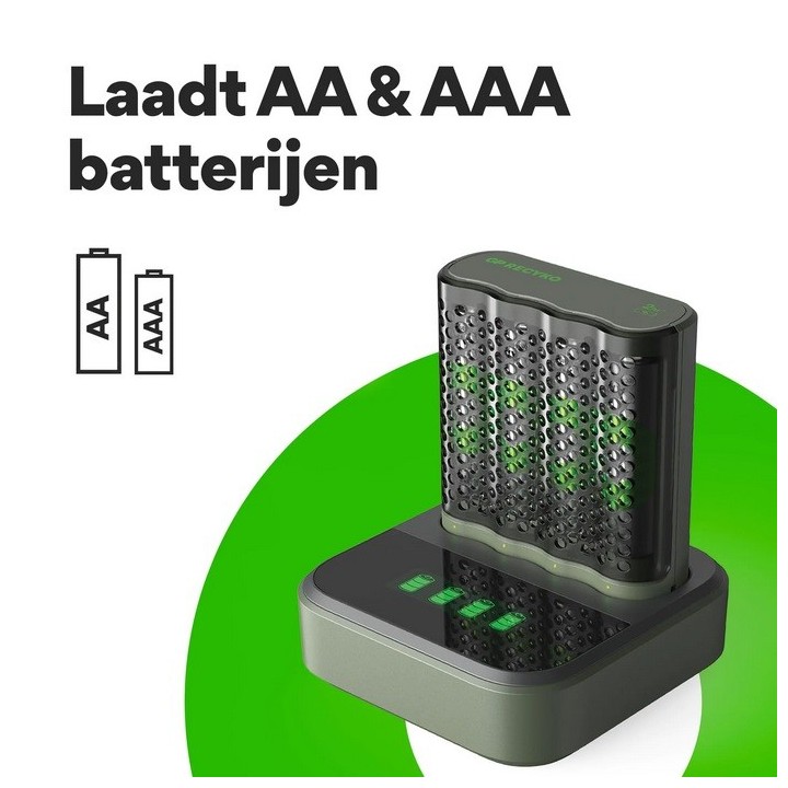 GP M451 USB LADER INCL. 4 x AA 2600 RECYKO DOCKING