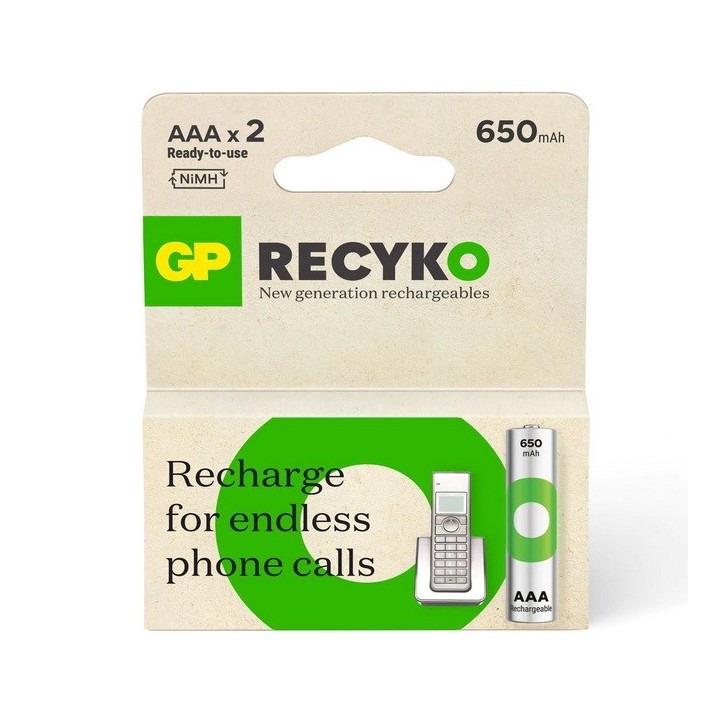 2 X AAA SIEMENS GIGASET DECT 650mAh