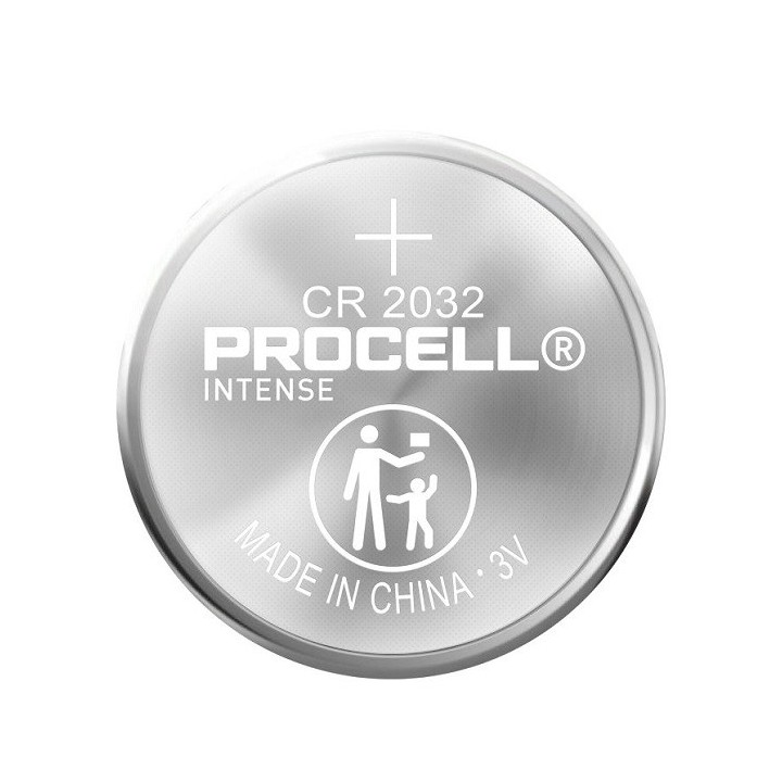 5 STUKS KNOOPCEL PROCELL INTENSE CR2032