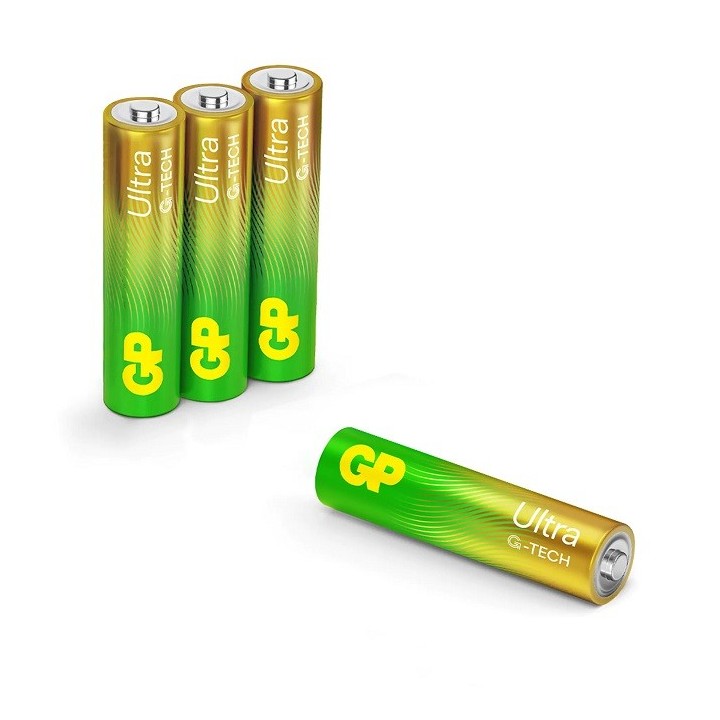 4 STUKS GP24AU, LR03, AAA ULTRA G-TECH