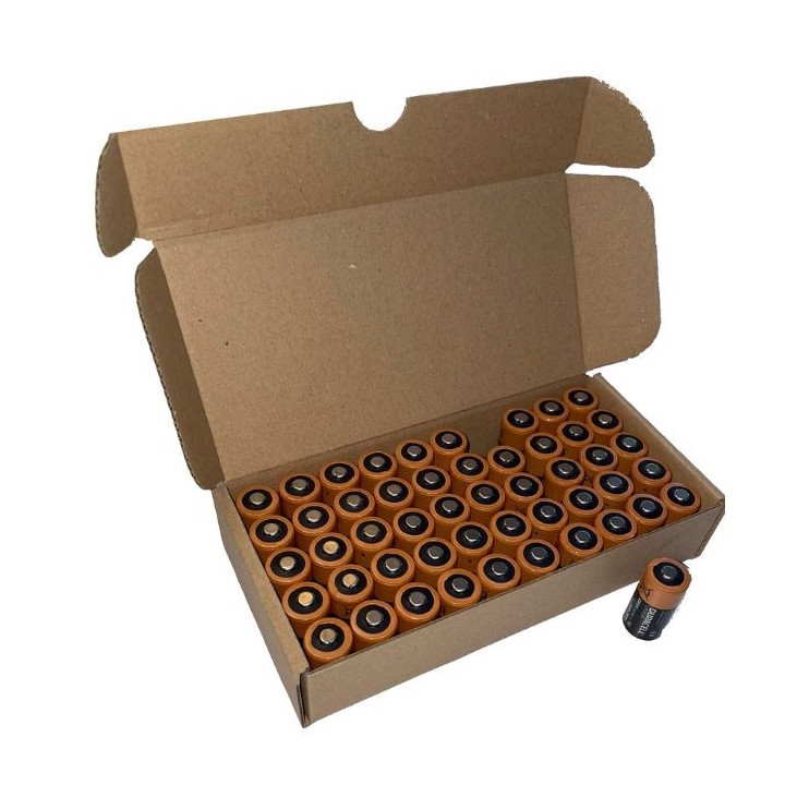 50 STUKS DURACELL CR123 LITHIUM BATTERIJEN