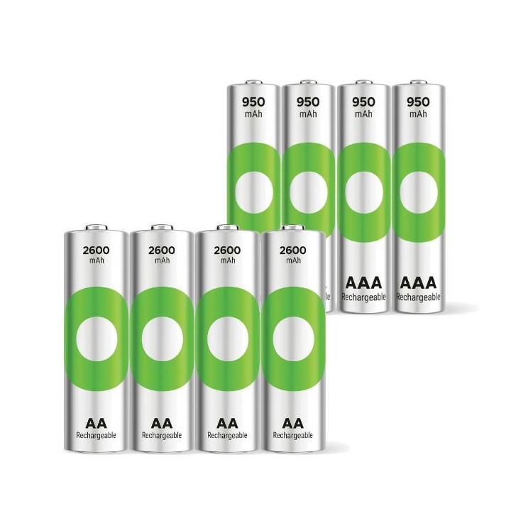 GP RECYKO 4x AA 2700+4x AAA 1000