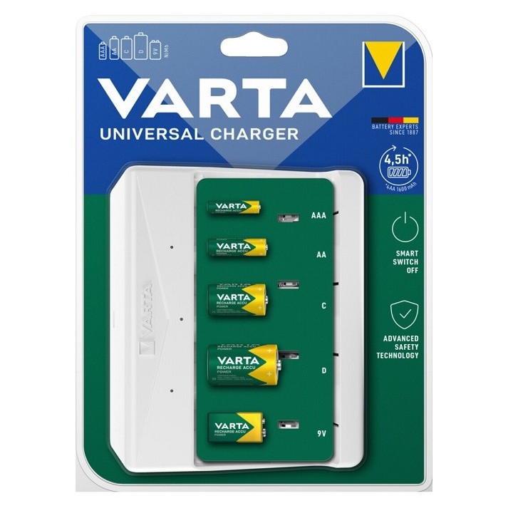VARTA UNIVERSELE BATTERIJLADER