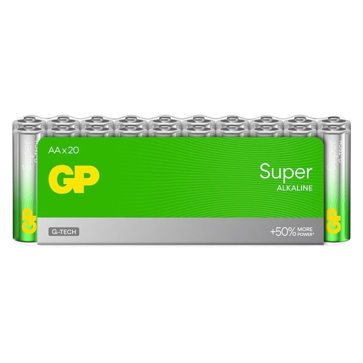 20 STUKS GP 15AS, LR06, AA SUPER G-TECH