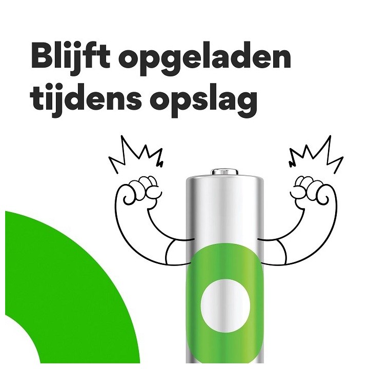 8 STUKS GP RECYKO OPLAADBAAR 1000AAA