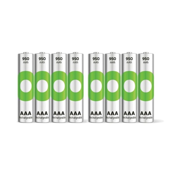 8 STUKS GP RECYKO OPLAADBAAR 1000AAA