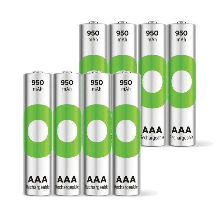 8 STUKS GP RECYKO OPLAADBAAR AAA 950mAh