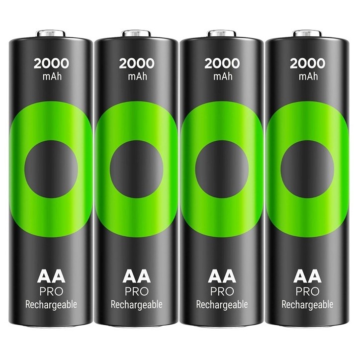 4 STUKS GP RECYKO PRO OPLAADBAAR AA 2000