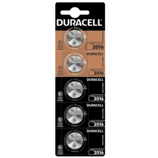 5 STUKS KNOOPCEL LITHIUM DURACELL CR2016