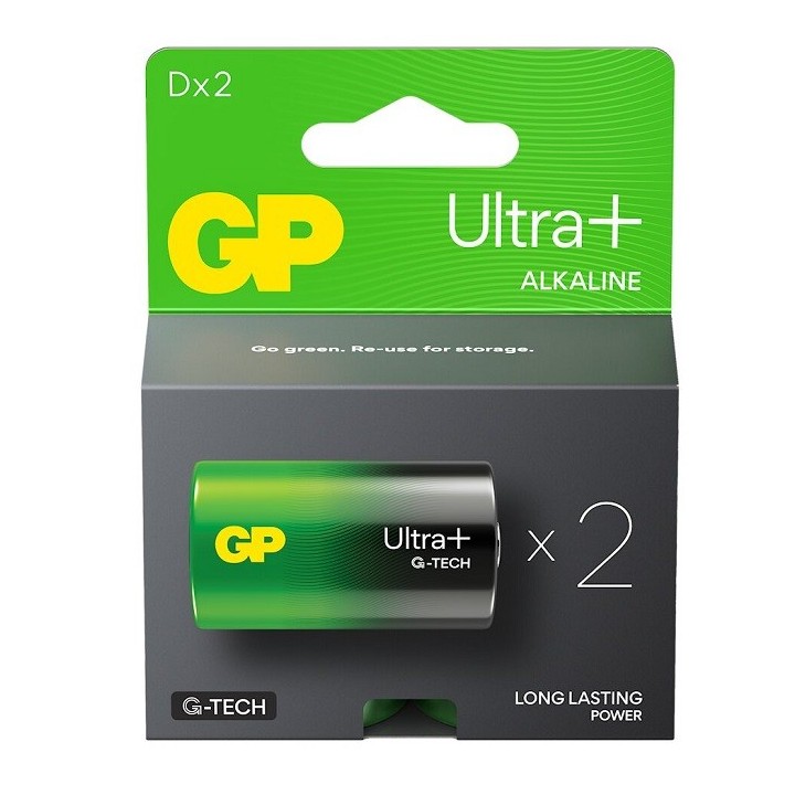 2 STUKS GP13AUP LR20, D ULTRA+ G-TECH