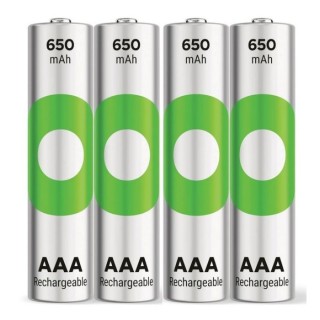 4 PCS GP RECYKO OPLAADBAAR 650AAA