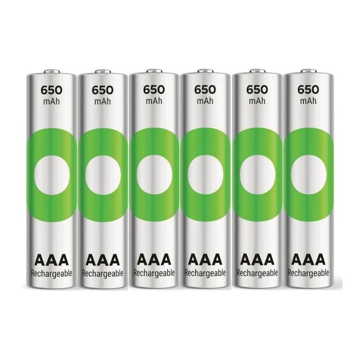 POWERDEAL 6 x OPLAADBAAR RECYKO 650AAA