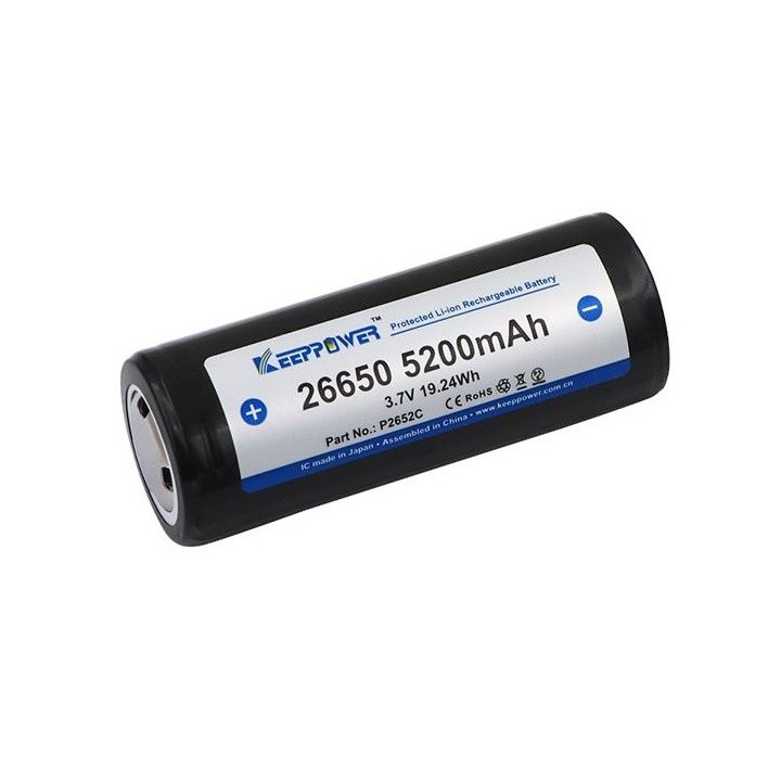 KEEPPOWER 26650 PROTECTED 5200mAh