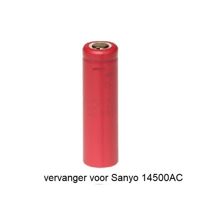 14500AC UNPROTECTED AA 750mAh