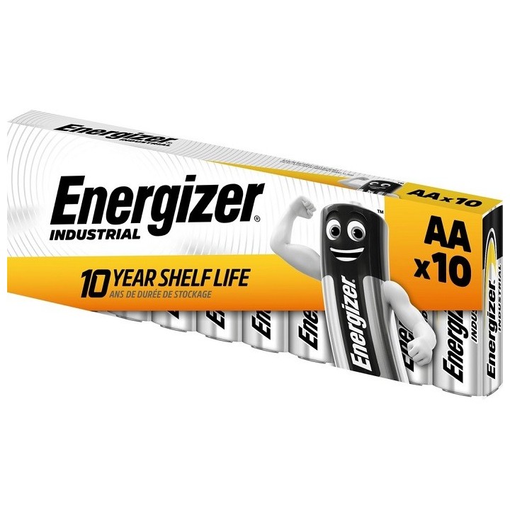 10 STUKS ENERGIZER INDUSTRIAL AA  EN91, LR6