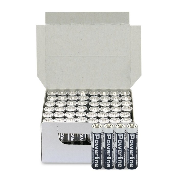 10 STUKS AAA PANASONIC POWERLINE INDUSTRIAL LR03