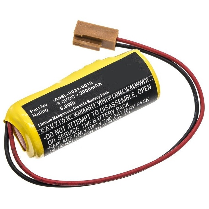 Batterij Fanuc 16i, 18i,21i  LX98L-0031-0012