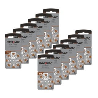 POWERDEAL 72 STUKS RAYOVAC EXTRA 312, PR41 HOORBATTERIJEN