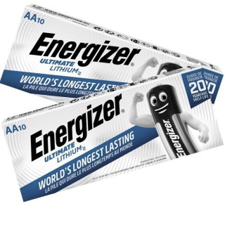 20 STUKS  ENERGIZER L91 ULTIMATE LITHIUM AA