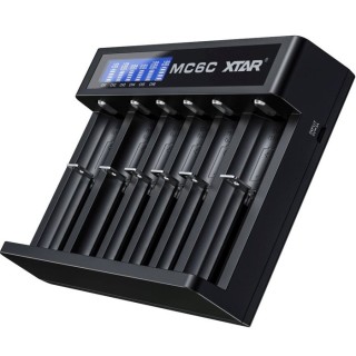 XTAR MC6C USB BATTERIJLADER Li-ion