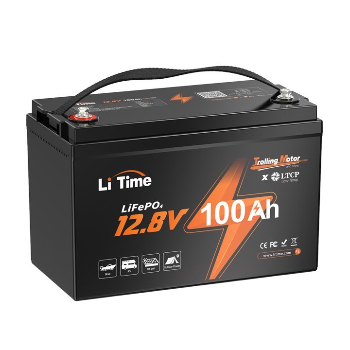 LiTime 12V. 100AH LiFePo4  trolling accu