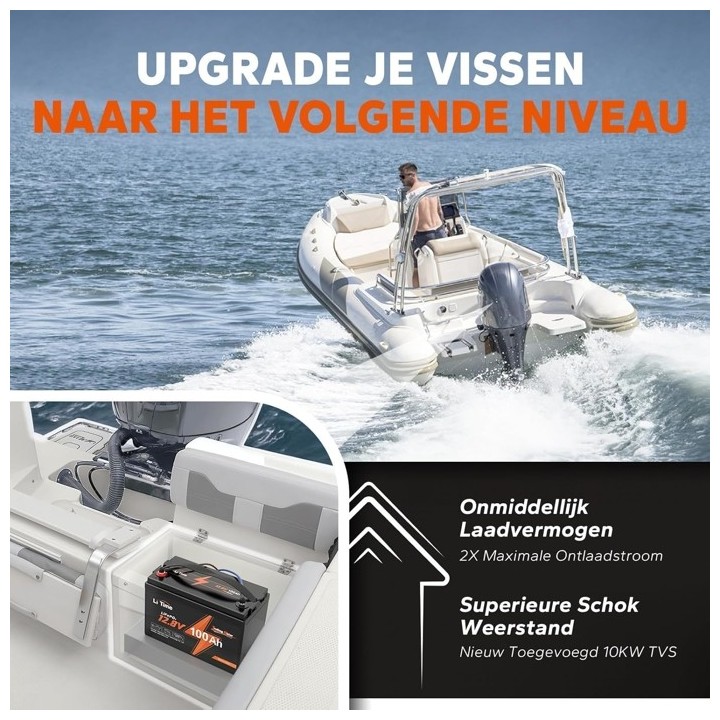 LiTime 12VOLT 100AH TROLLING MOTOR