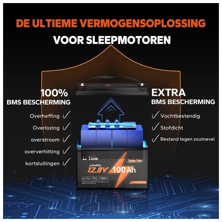 LiTime 12VOLT 100AH TROLLING MOTOR