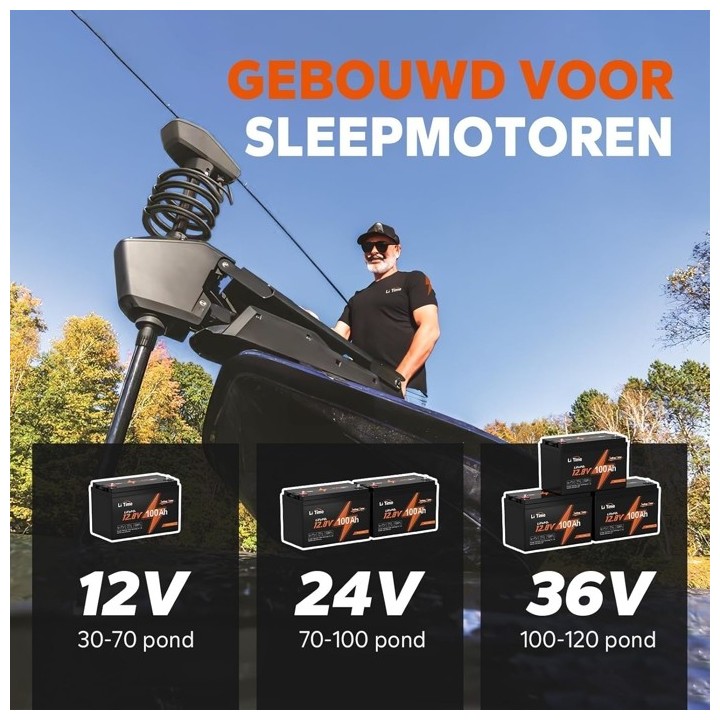 LiTime 12VOLT 100AH TROLLING MOTOR