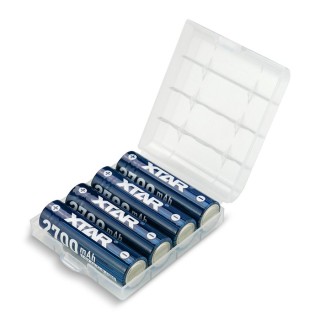 4 STUKS XTAR 14500 AA 1,5 VOLT 2700mAh protected