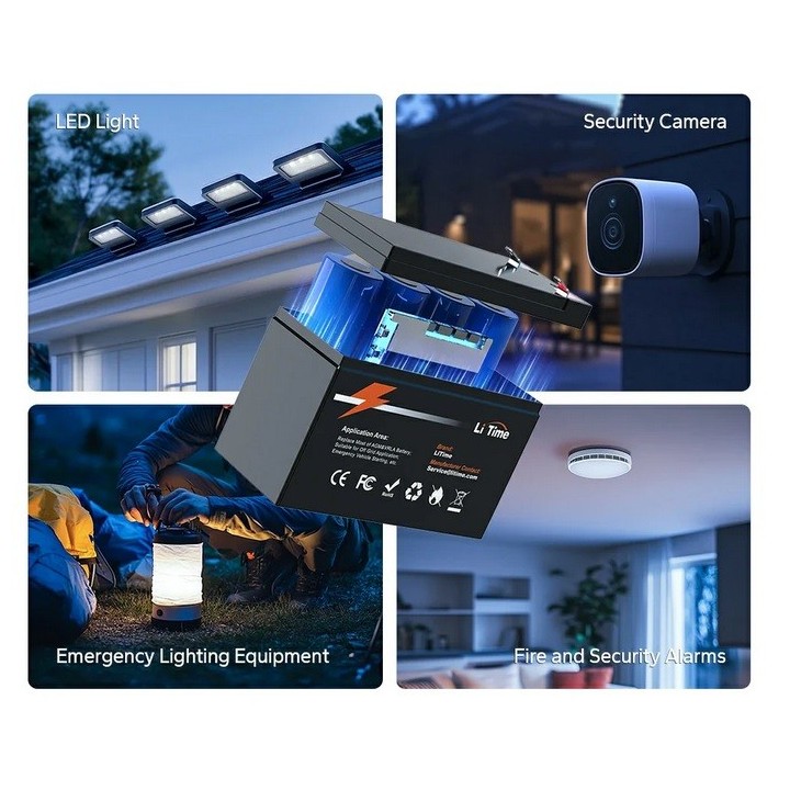 LiTime 12VOLT 6AH BASIC DEEP CYCLE