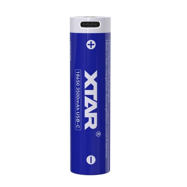 XTAR 18650 PROTECTED USB-C 3500mAh 10A