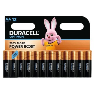 12 STUKS DURACELL OPTIMUM ALKALINE AA, LR06